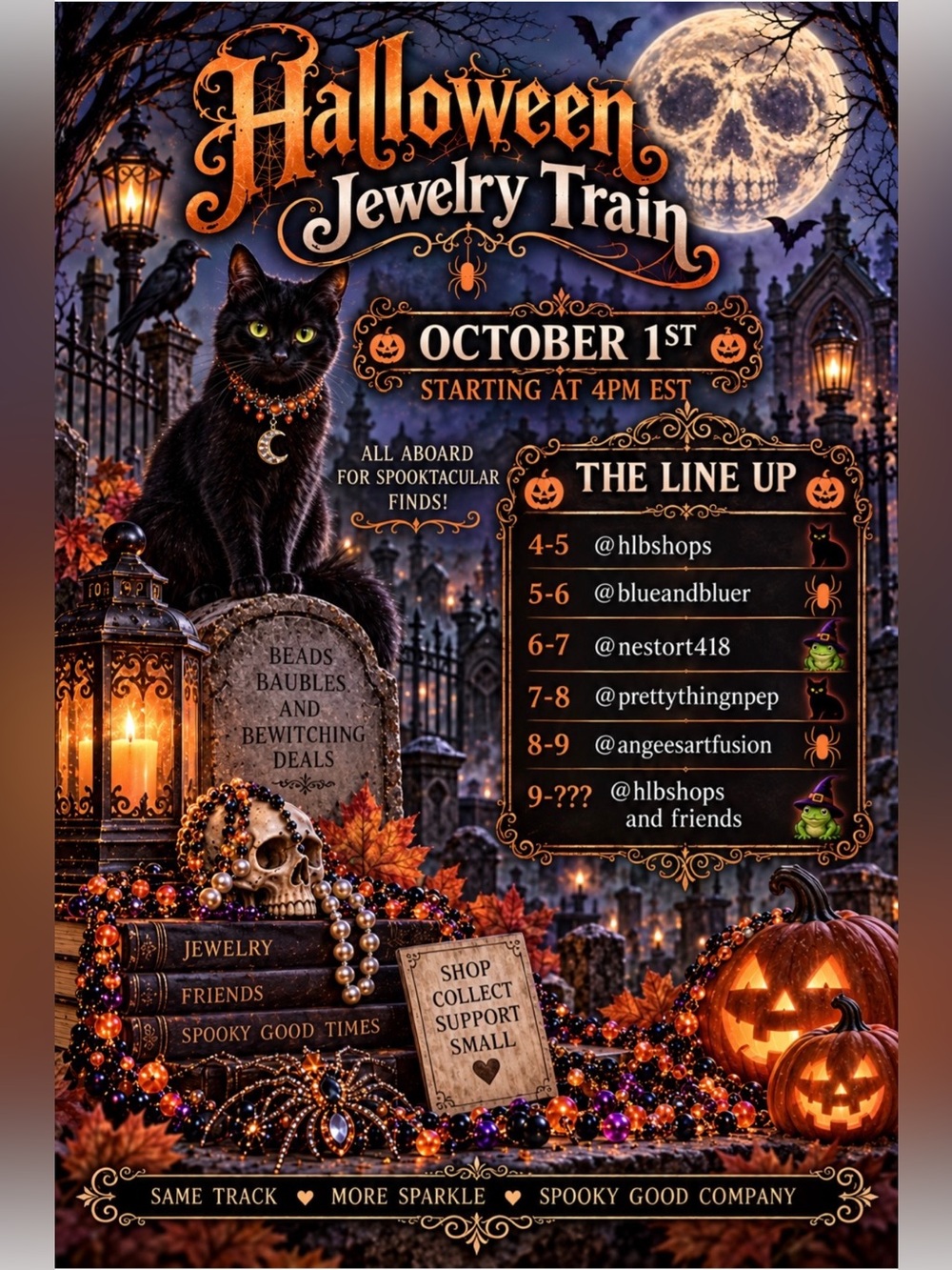 Jewelry Train 🎃 👻 Oct 1st!!